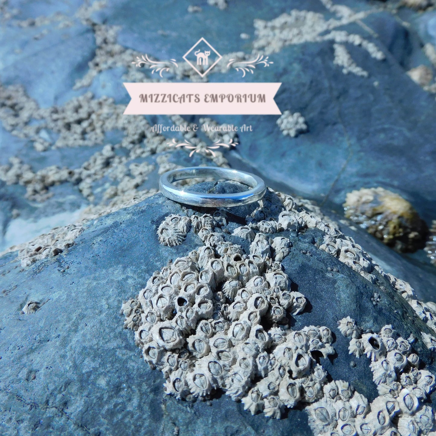 Silver Hammered Ring