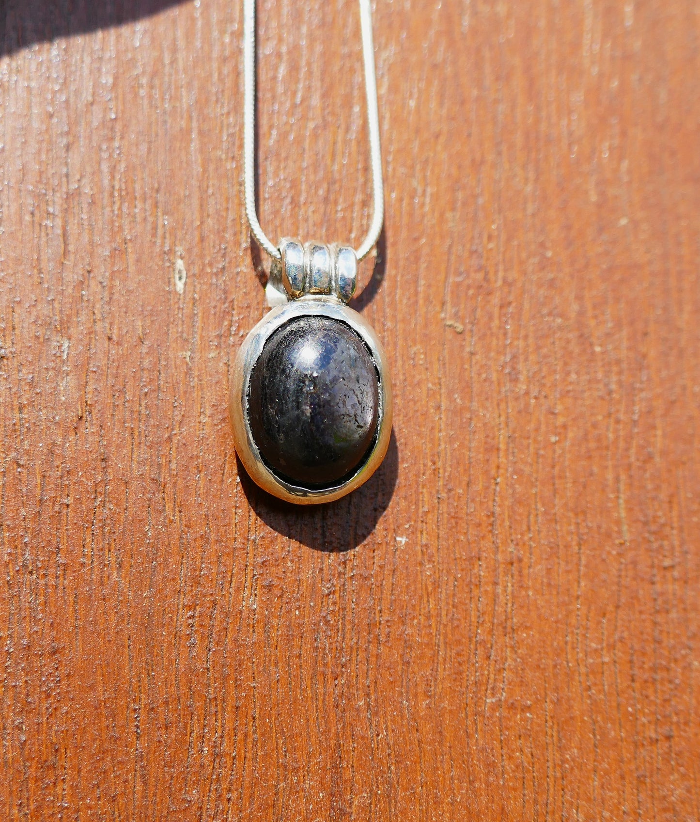 Chocolate Sapphire Pendant