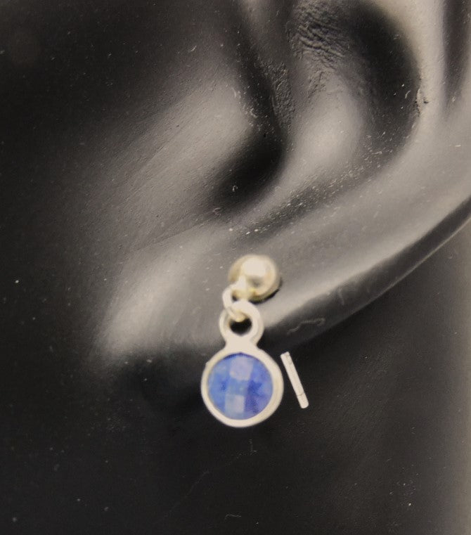 Sterling Silver & Sapphire Drops