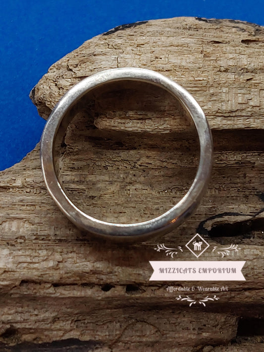 Silver Hammered Ring
