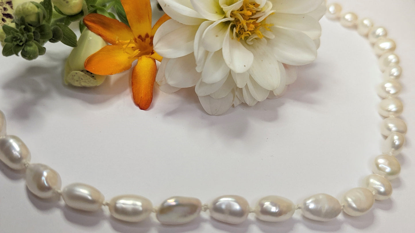 Large Baroque Pearl Necklace